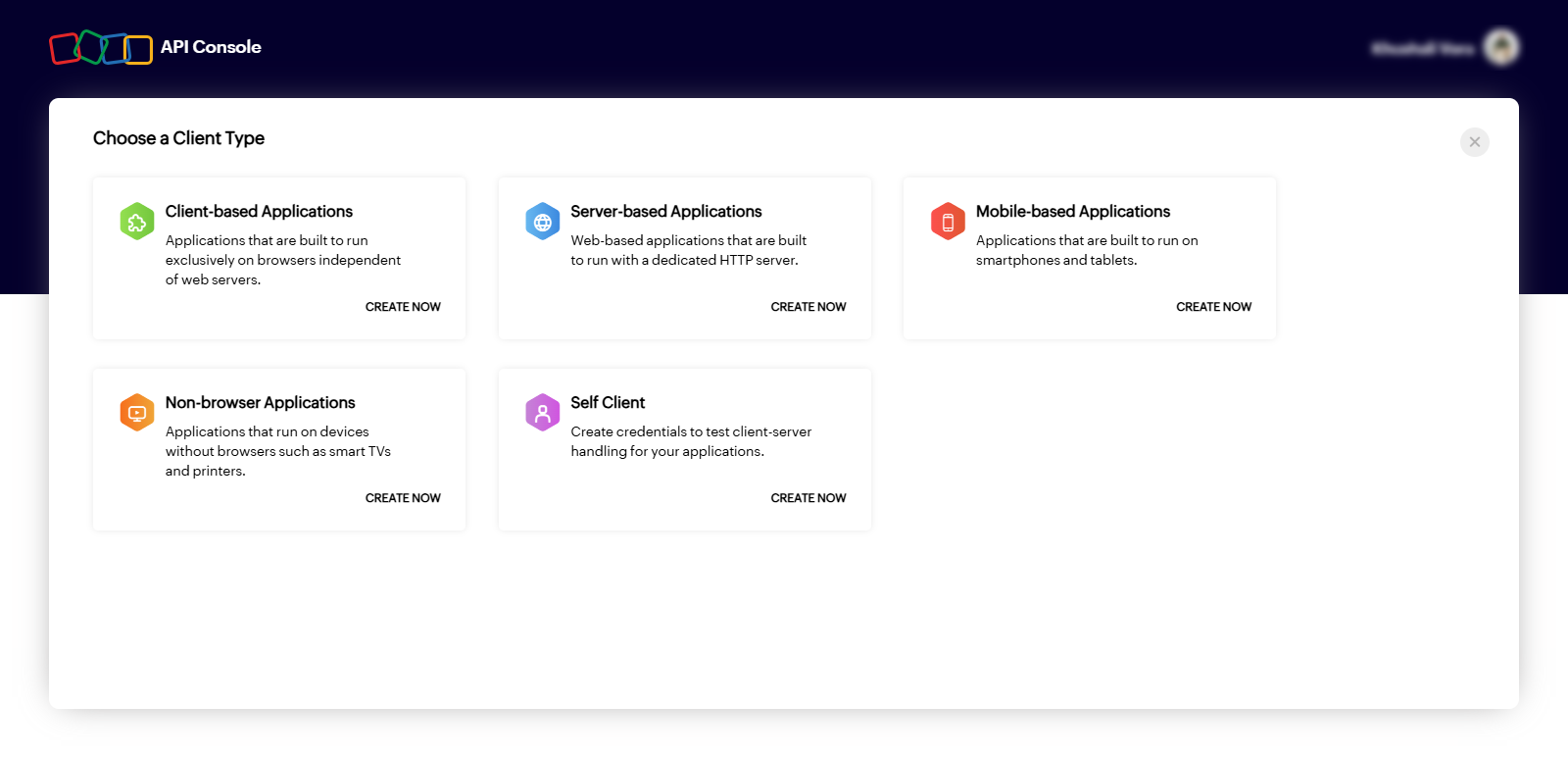 Create a new client