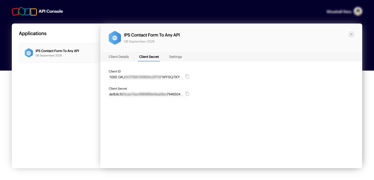 Create the application