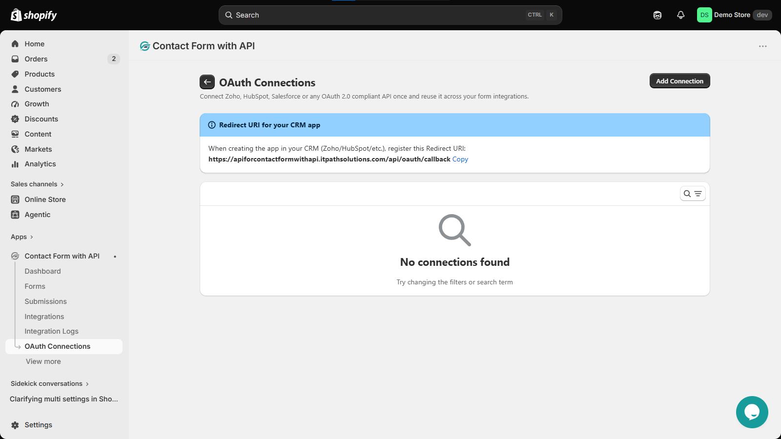 Open OAuth Connections