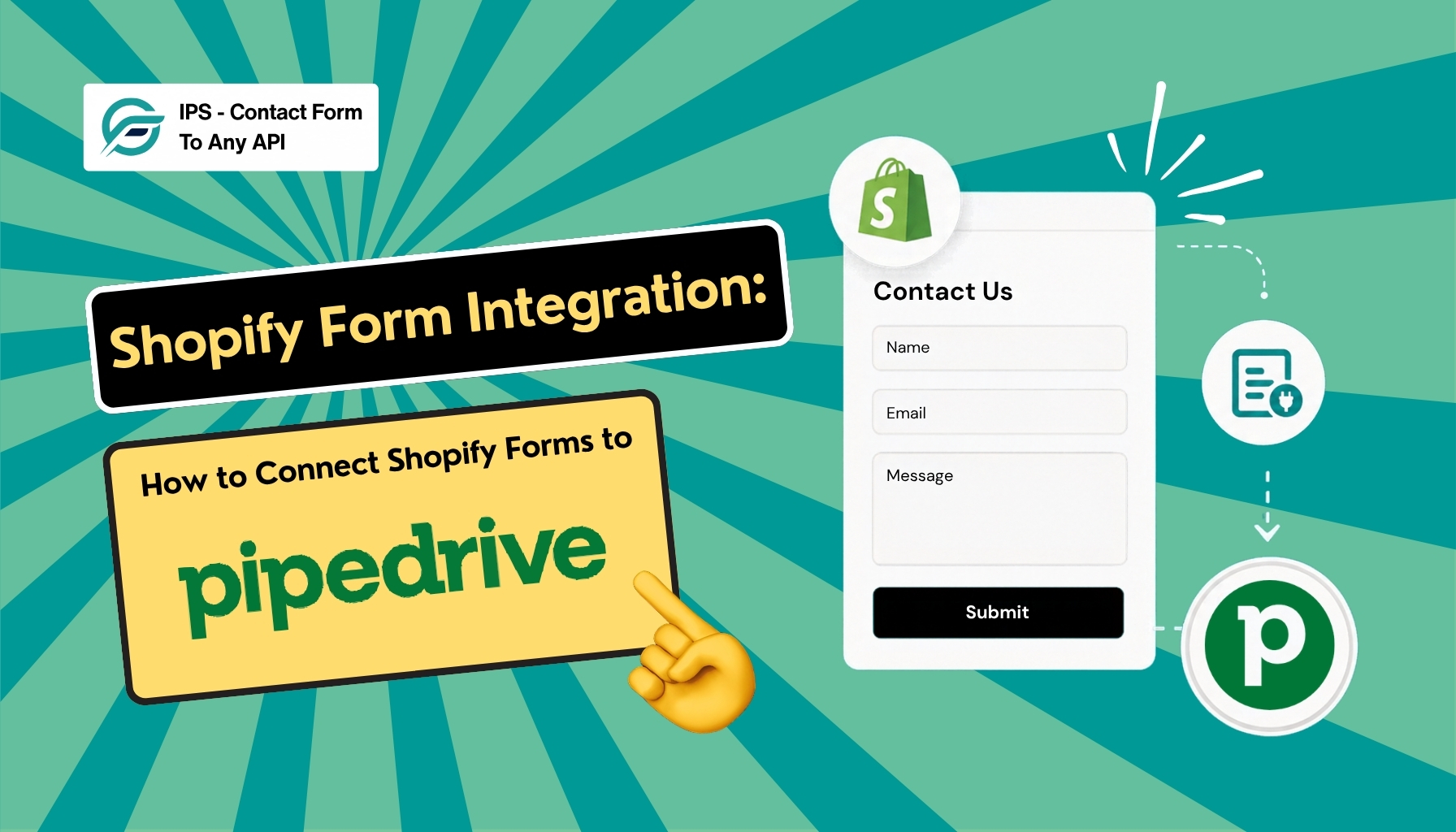 shopify form integration to pipedrive
